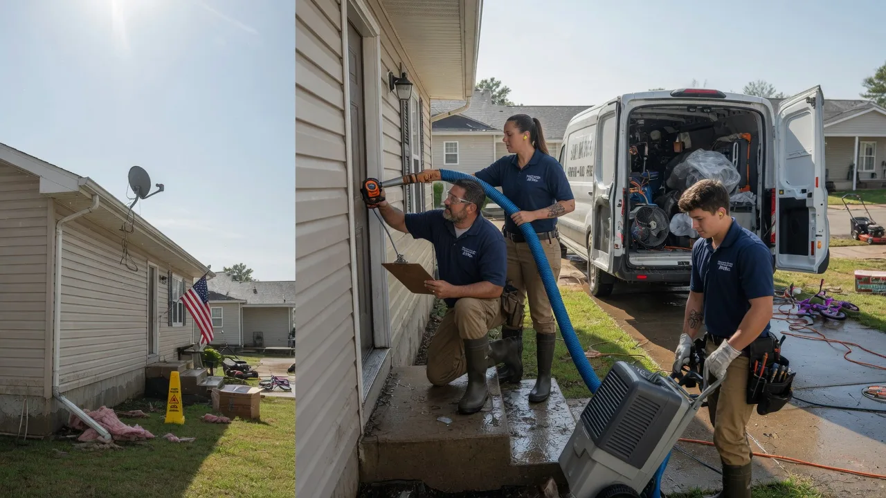 Ceiling Water Damage Restoration in Fleetville, PA near me